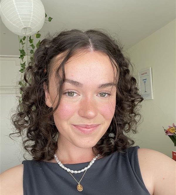 Student Recruitment and Events Officer Rebecca Dowling smiling