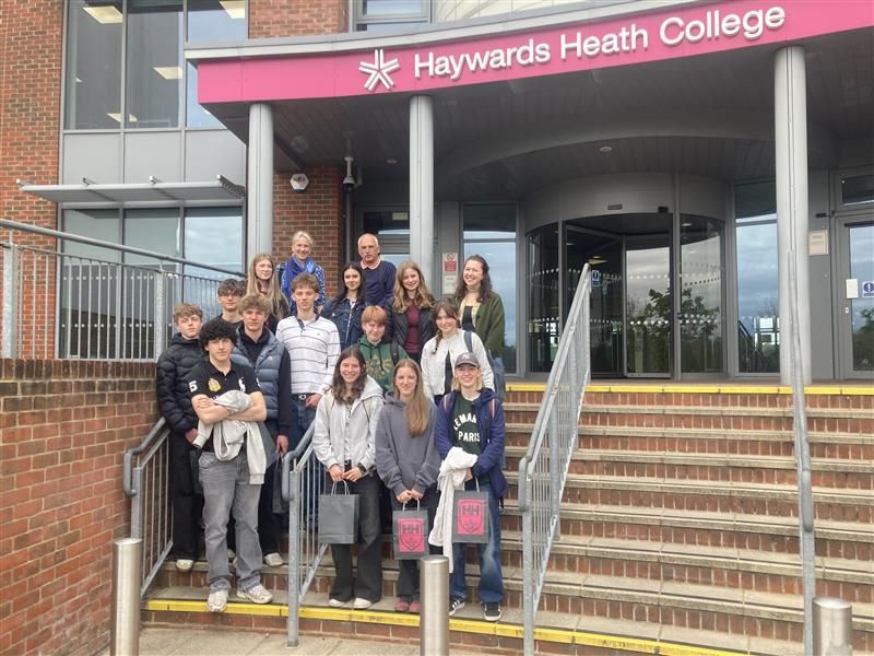 Haywards Heath College welcomed a group of staff and students from Annette‑Kolb‑Gymnasium in Traunstein, Germany 