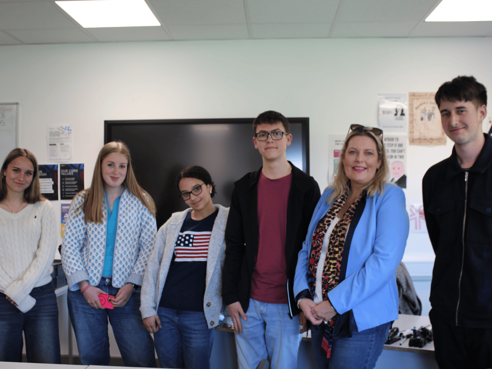 Mims Davies MP visited Haywards Heath College to talk to Politics Students