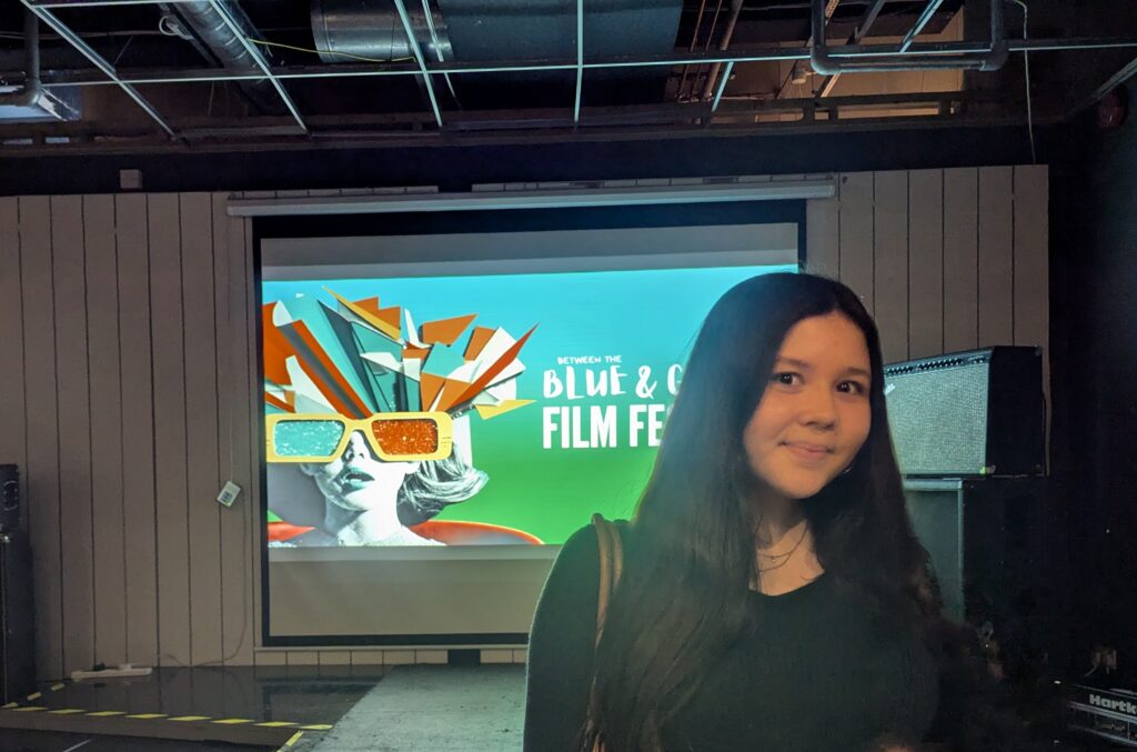 Sienna Leitch at the Between the Blue and Green Film Festival